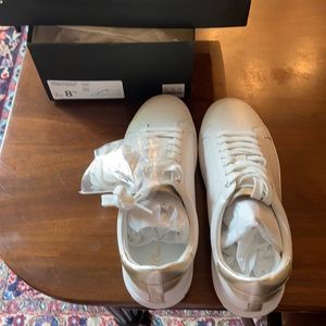 J. Crew Saturday Sneakers with gold detail